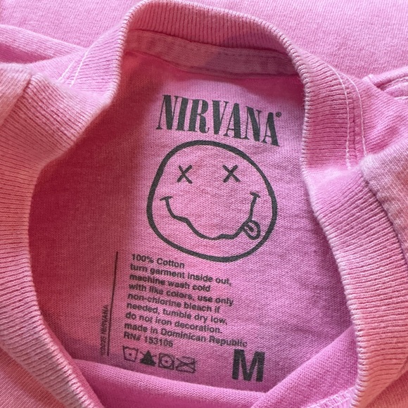 Nirvana In Utero Pink T-Shirt Medium NWOT - Picture 2 of 8